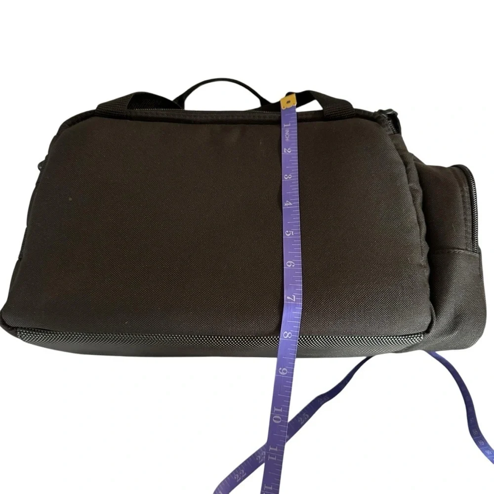 Black Camera Duffel Bag with Durable Material and Smooth Texture